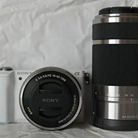 【中古】 SONY ミラーレス一眼 α5000 ダブルズームレンズキット ホワイト ILCE-5000Y-W 当店保証30日間 人気 ミラーレス 一眼レフ 交換レンズ カメラ