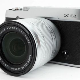 【中古】 富士フイルム フジフィルム Fujifilm X-E2 シルバー レンズセット 美品 Wi-Fiでスマホへ転送 当店保証30日間 人気 ミラーレス 一眼レフ 交換レンズ カメラ