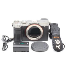 SONY α7C シルバー ILCE-7C デジカメ 動作確認済み ソニー ミラーレス一眼 #A19003-1