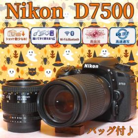 ニコン D7500☆一眼レフ★Wi-Fi☆S数新品級＆美品★初期不良保証