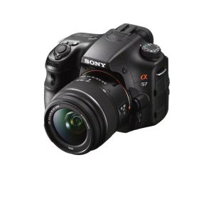 【中古】 ソニー SONY ミラーレス一眼 α57 ズームレンズキット DT 18-55mm F3.5-5.6 SAM付属 SLT-A57K 当店保証30日間 人気 ミラーレス一眼 ミラーレス デジタルカメラ 中古