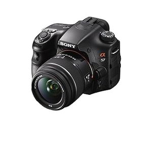 【中古】【39shop】SONY★ミラーレス一眼 α57 ズームレンズキット DT 18-55mm F3.5-5.6 SAM SLT-A57K(非常に良い)