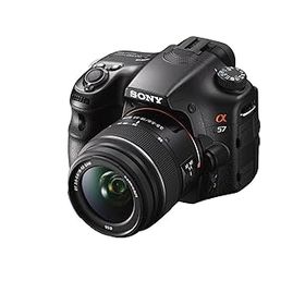 【中古】SONY ミラーレス一眼 α57 ズームレンズキット DT 18-55mm F3.5-5.6 SAM付属 SLT-A57K